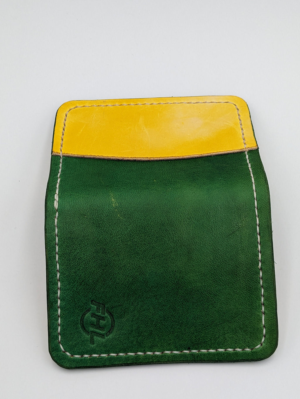 Minimalist Bifold Wallet | Green and Yellow | Green Bay Packers | John Deere | Edmonton Elks