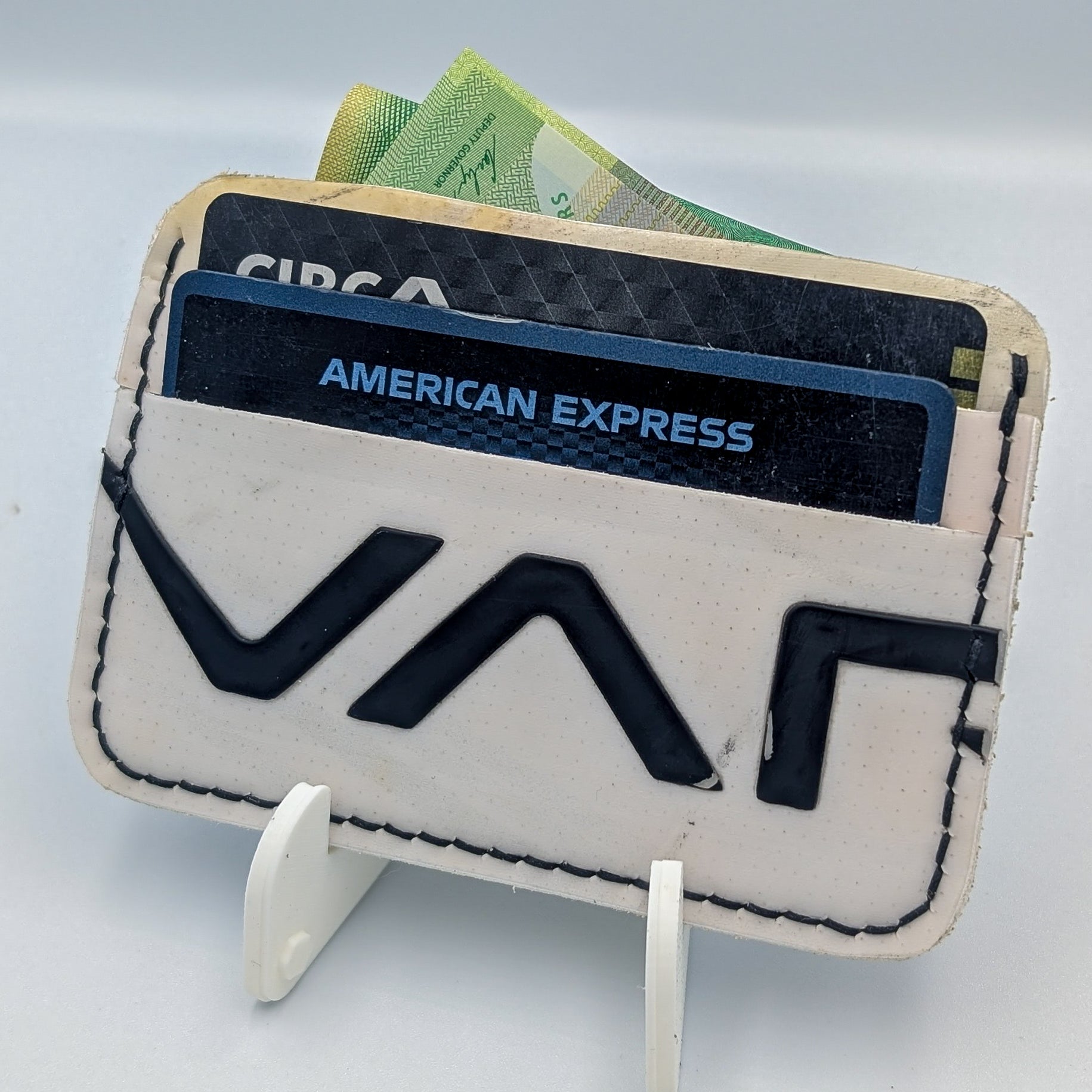 The Rookie Cardholder - Black + White