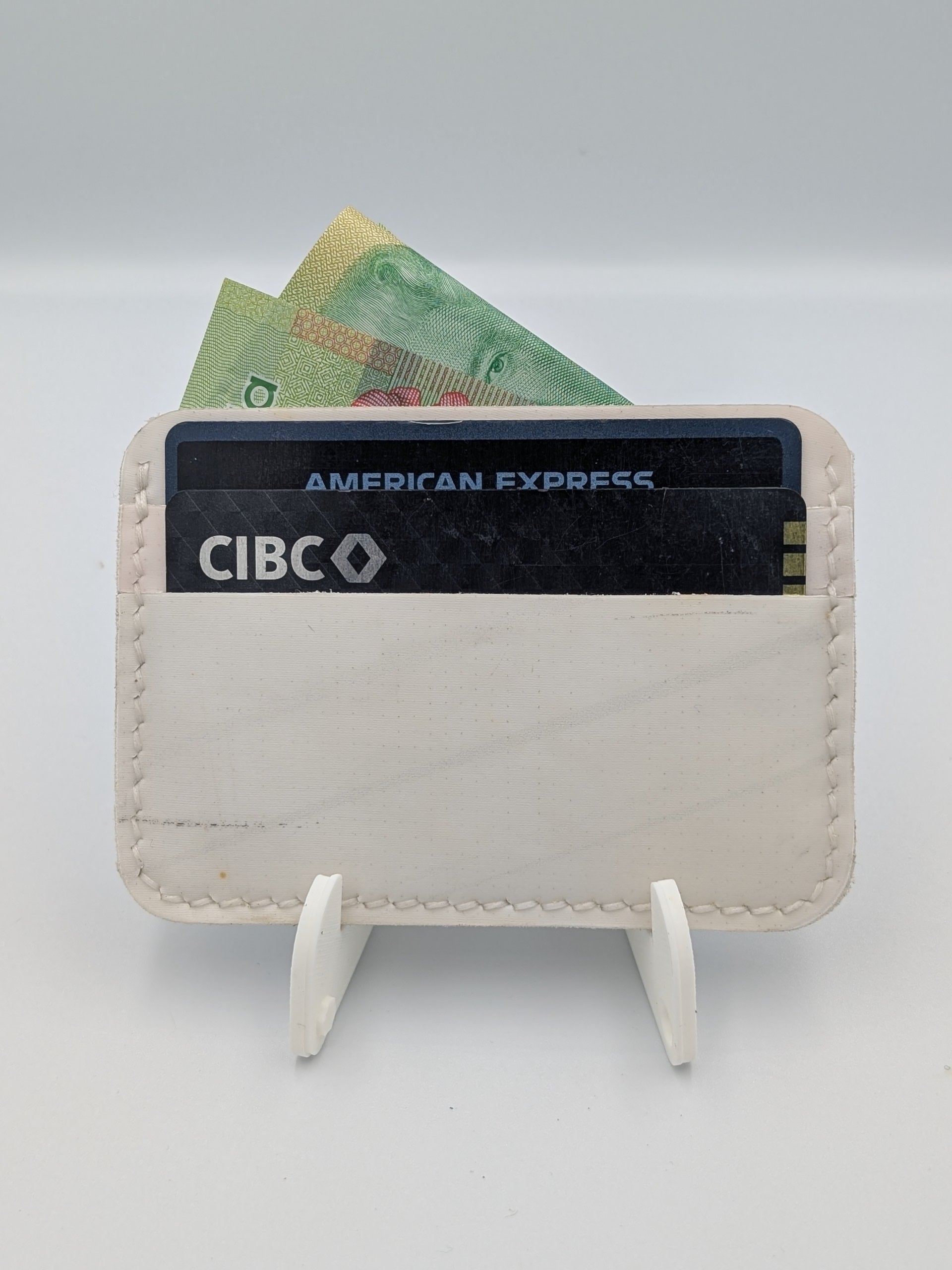 The Rookie Cardholder - White+ White