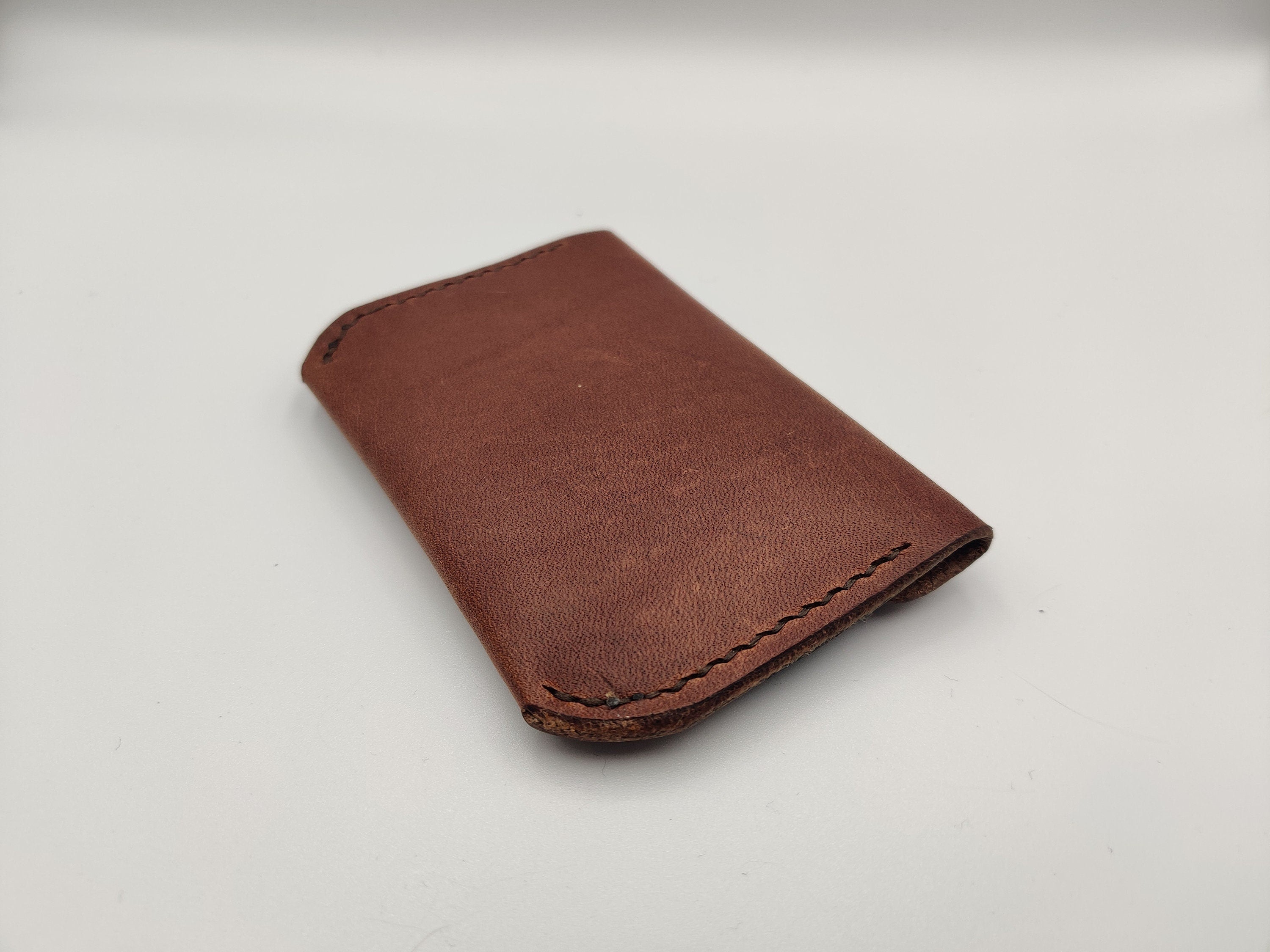 Minimalist Card Holder Flap Wallet | Brown and Black