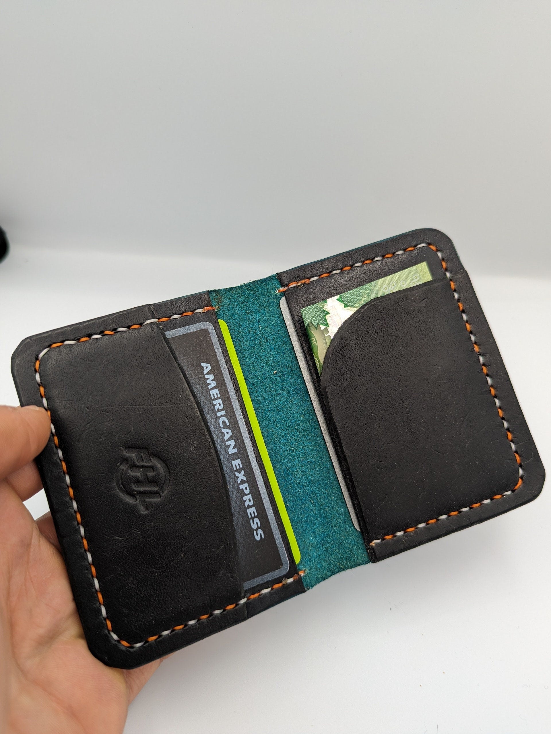 Slim Bi-fold | San Jose Sharks | Minimalist | Premium Vegtan | Hockey