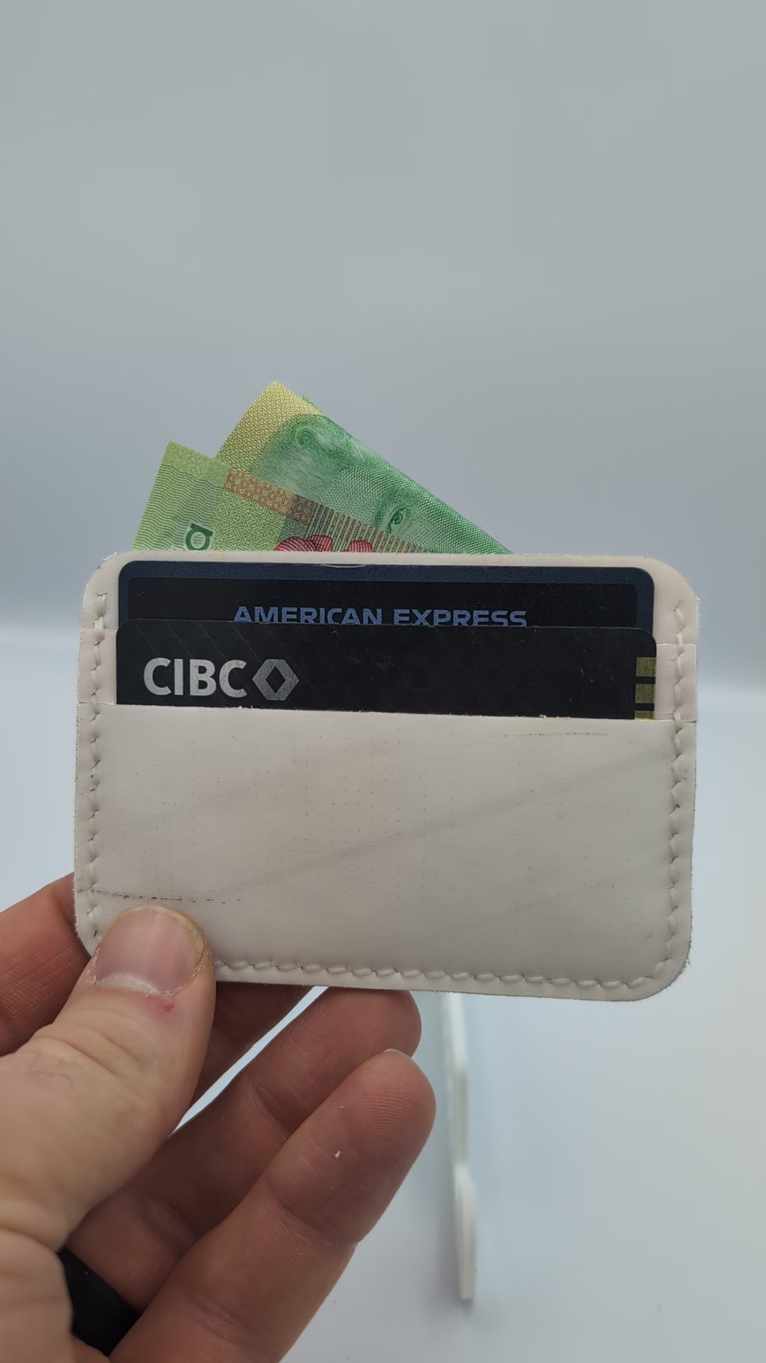 The Rookie Cardholder - White+ White