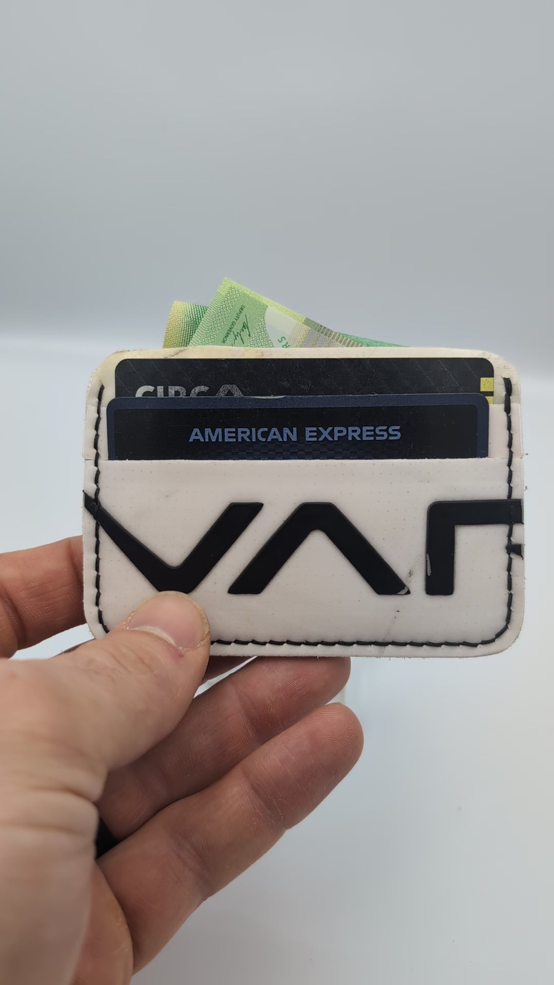 The Rookie Cardholder - Black + White