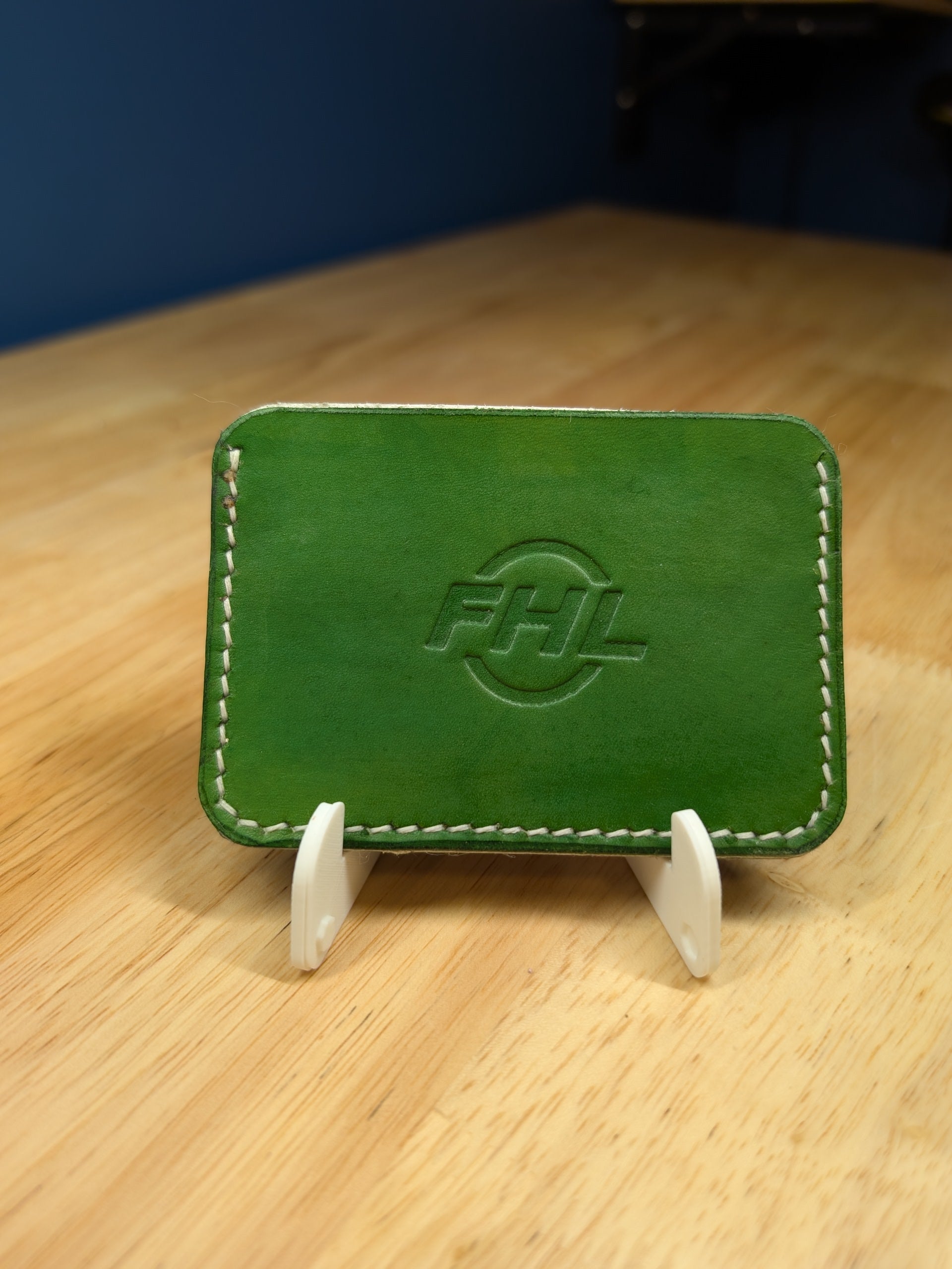 The Rookie Cardholder - Green and White Riders 2