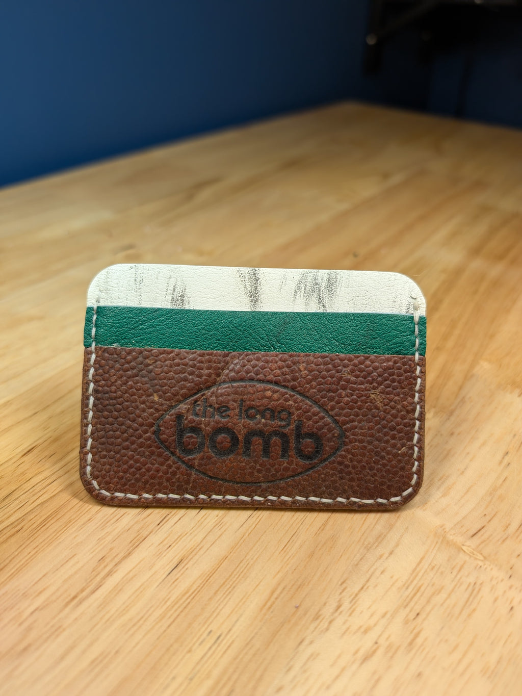 The Rookie Cardholder - Green and White Riders 2