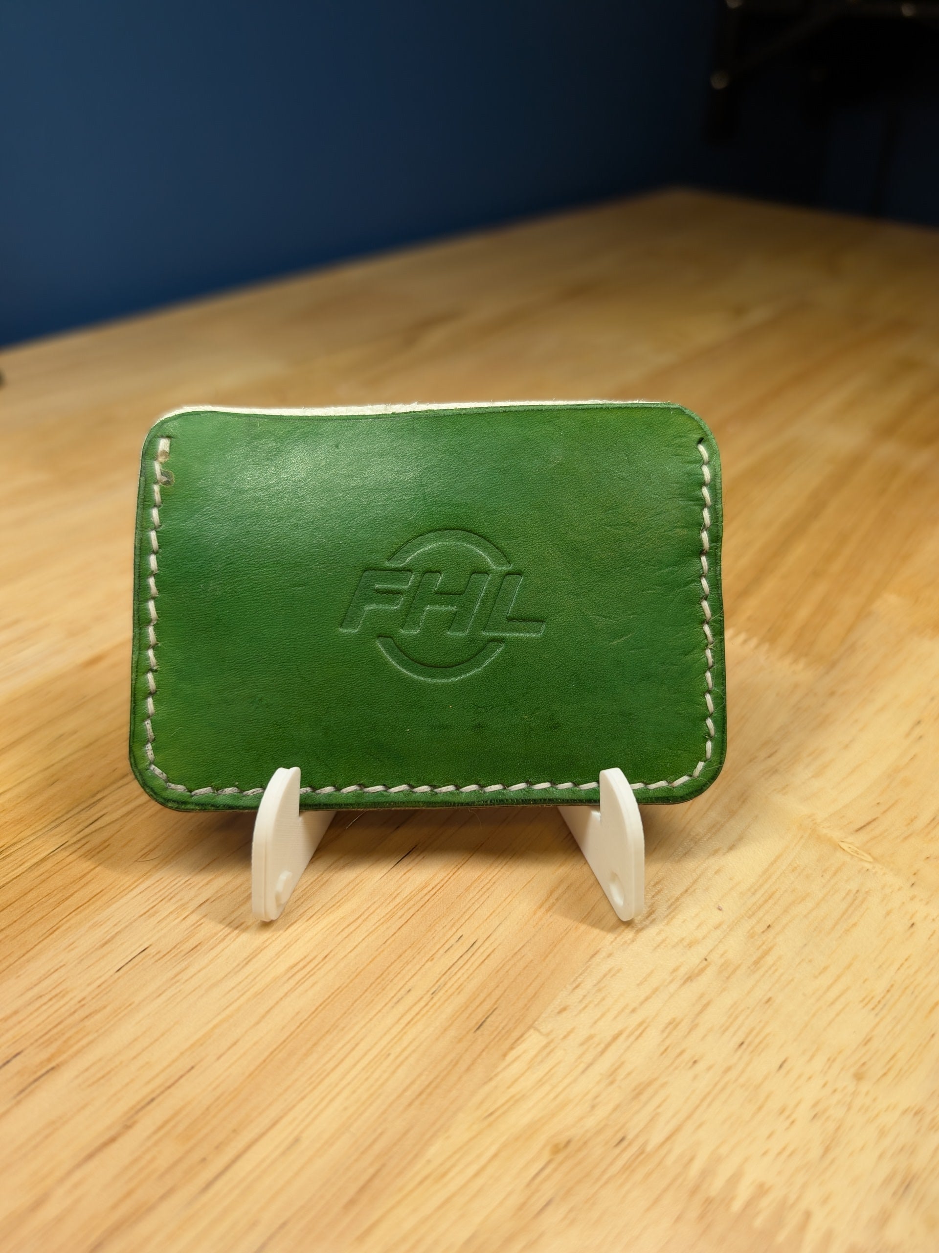 The Rookie Cardholder - Green and White Riders 1
